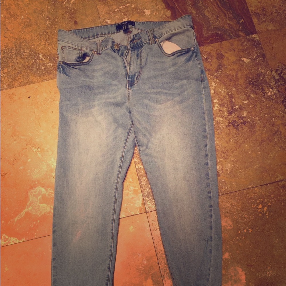 Forever 21 biker jeans